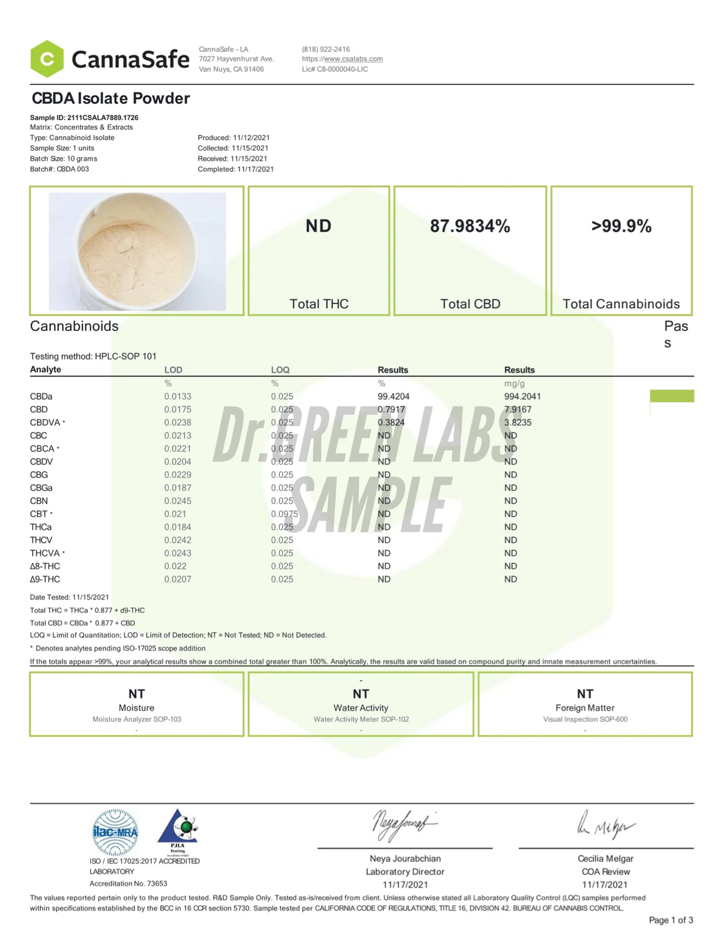 【CBNリキッド】♦︎OG KUSH♦︎ CBN 45% CBD 15% CBT 10% CBC 5% CBDA 5% 《Dr. Green Labs》内容量 / NET WET. 1ml ☆本製品で200回使用可能☆